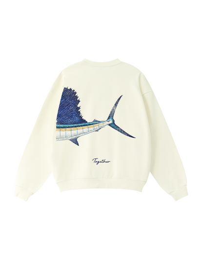 Better Together Sailfish Couple Unisex Crewneck Set