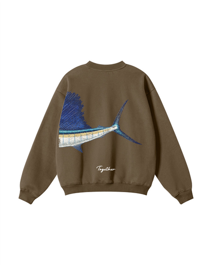 Better Together Sailfish Couple Unisex Crewneck Set