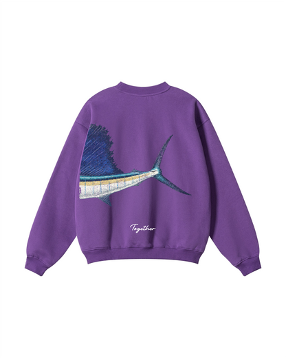 Better Together Sailfish Couple Unisex Crewneck Set