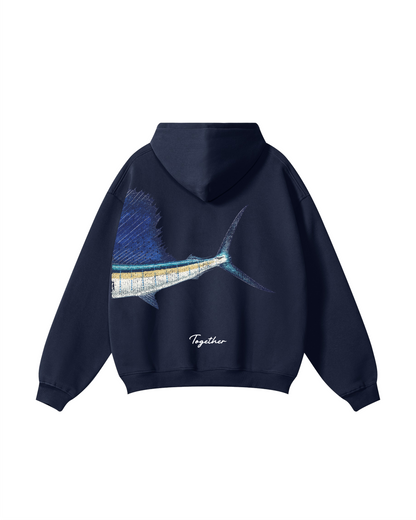 Better Together Sailfish Couple Hoodie Set