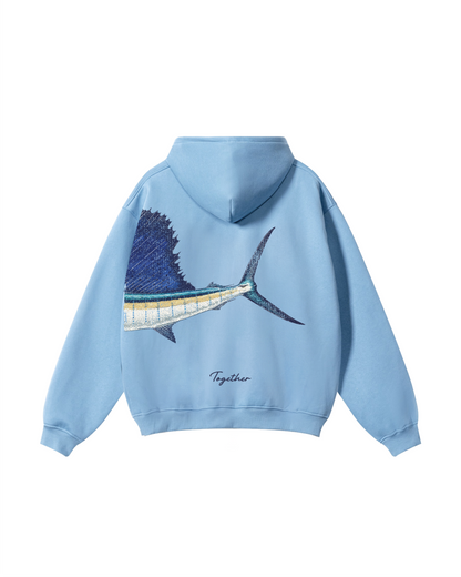 Better Together Sailfish Couple Hoodie Set