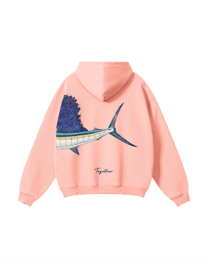 Better Together Sailfish Couple Hoodie Set