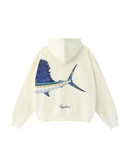 Better Together Sailfish Couple Hoodie Set