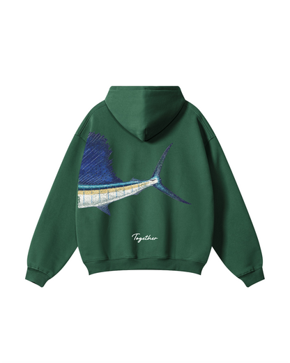 Better Together Sailfish Couple Hoodie Set