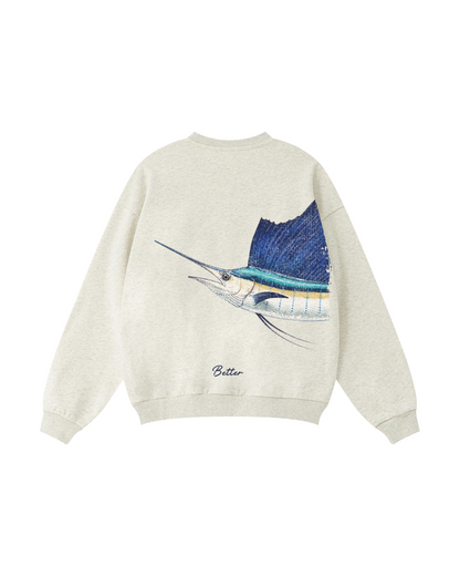 Better Together Sailfish Couple Unisex Crewneck Set