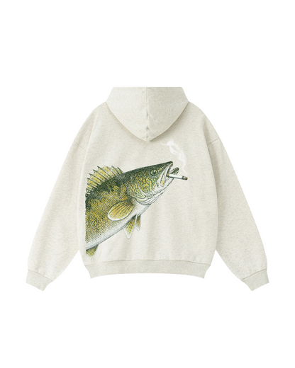 Smokin' Walleye Fishing Hoodie