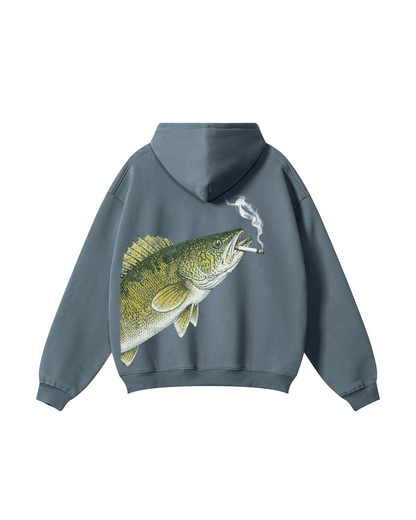 Smokin' Walleye Fishing Hoodie