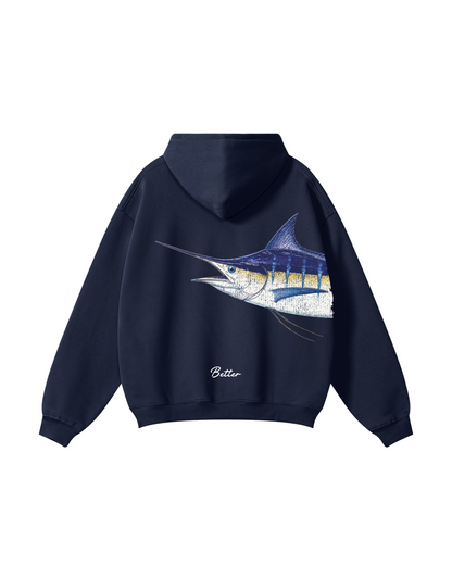 Better Together Blue Marlin Couple Hoodie Set