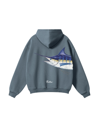 Better Together Blue Marlin Couple Hoodie Set