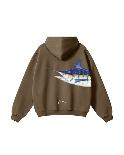 Better Together Blue Marlin Couple Hoodie Set