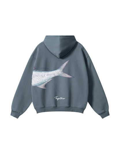 Better Together Atlantic Tarpon Couple Fishing Unisex Hoodie Set