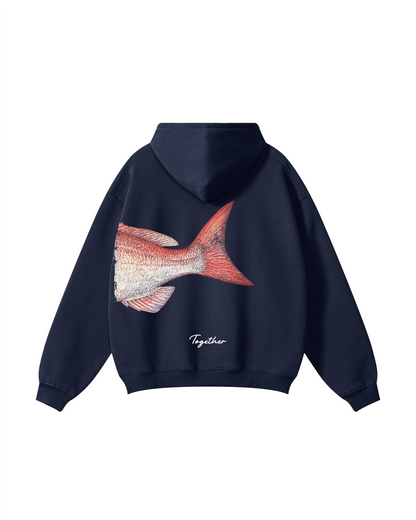 Better Together Red Snapper Couple Hoodie Set