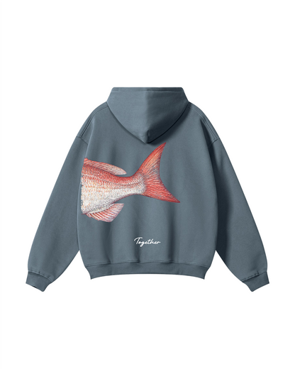 Better Together Red Snapper Couple Hoodie Set