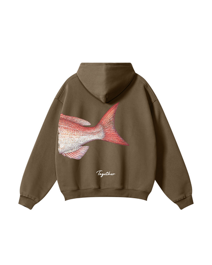 Better Together Red Snapper Couple Hoodie Set