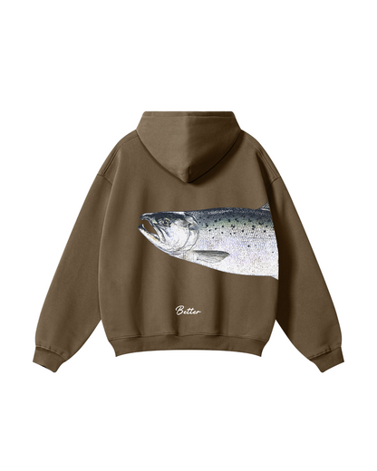 Better Together Coho Salmon Couple Hoodie Set