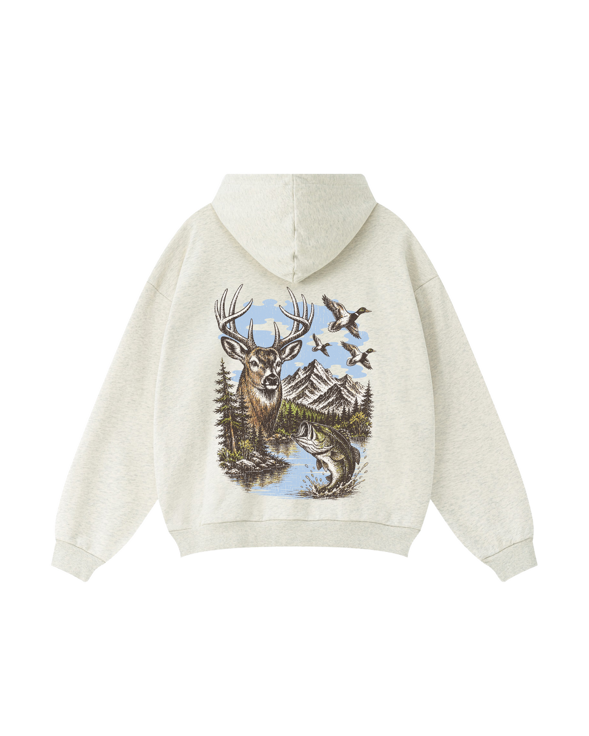 Wild Country Deer, Ducks & Largemouth Bass Hoodie