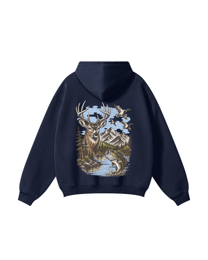 Wild Country Deer, Ducks & Largemouth Bass Hoodie