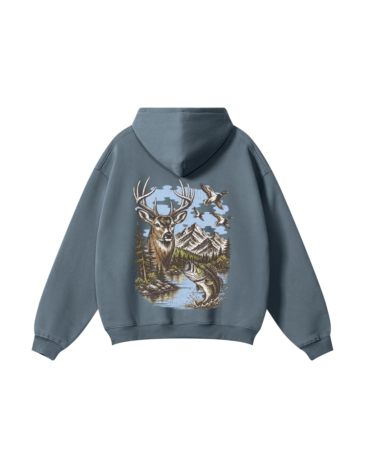 Wild Country Deer, Ducks & Largemouth Bass Hoodie