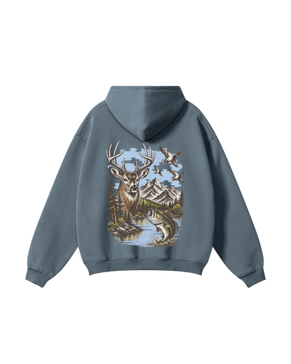 Wild Country Deer, Ducks & Largemouth Bass Hoodie