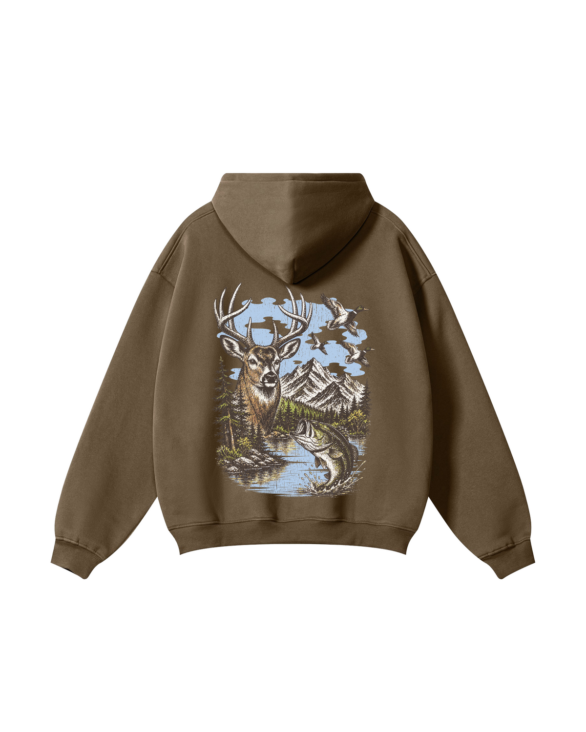 Wild Country Deer, Ducks & Largemouth Bass Hoodie