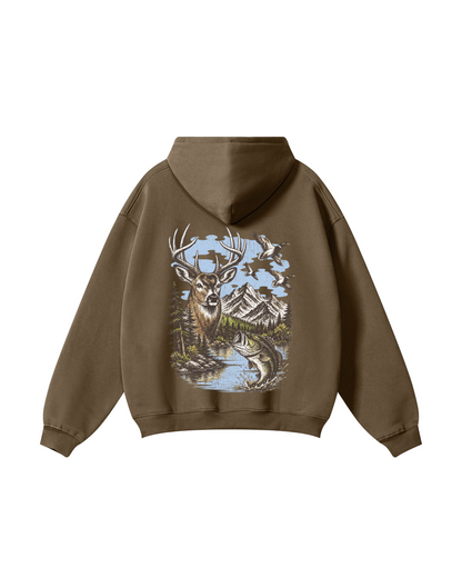 Wild Country Deer, Ducks & Largemouth Bass Hoodie