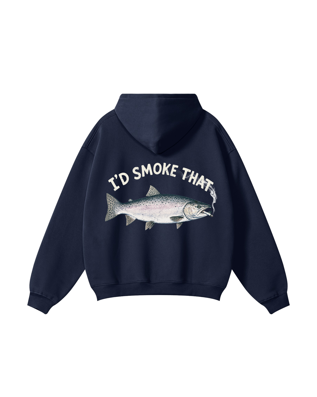 Smokin' Salmon Fishing Hoodie