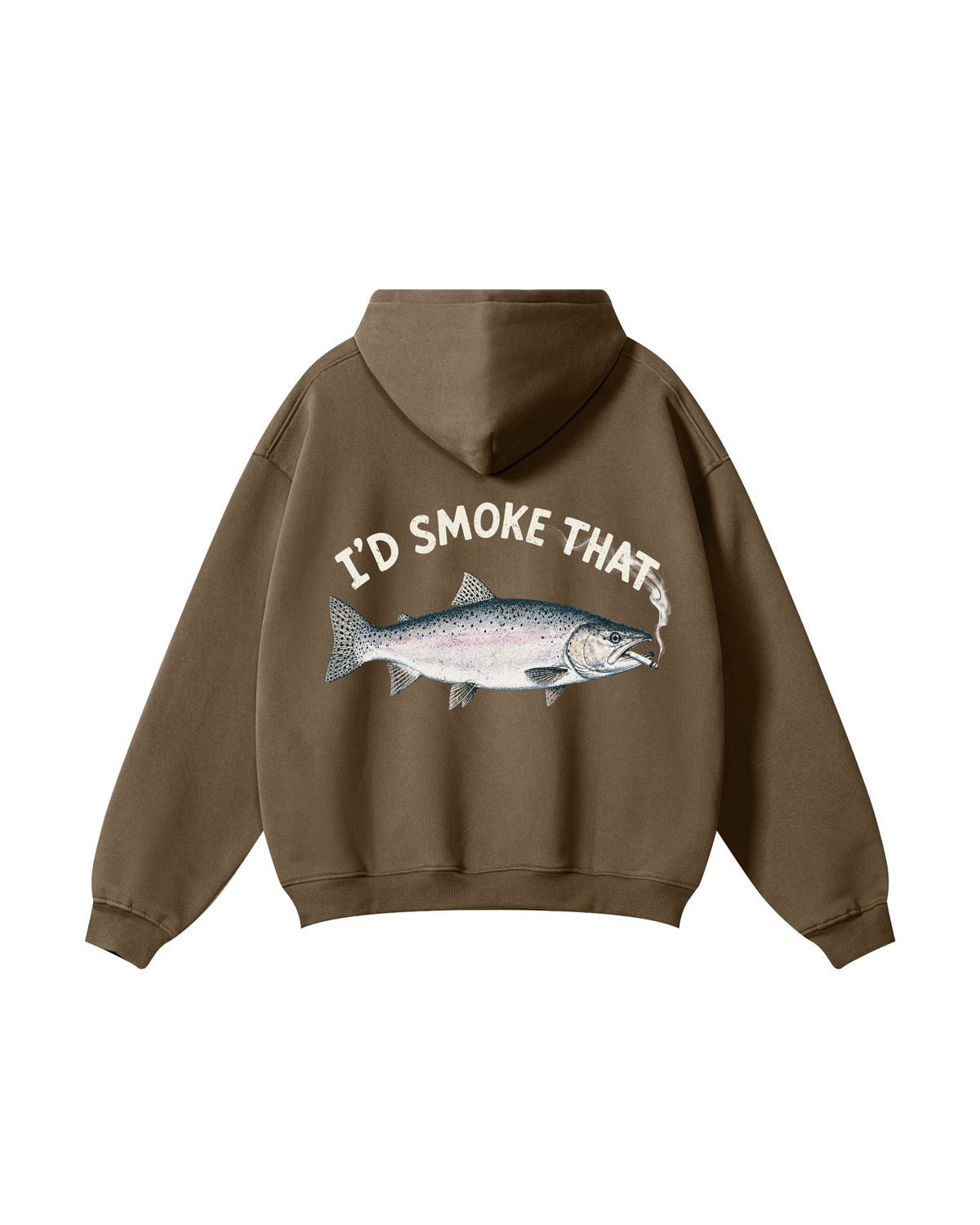 Smokin' Salmon Fishing Hoodie