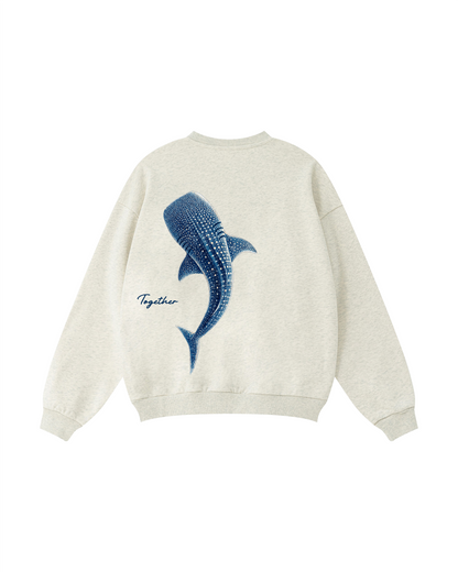 Better Together Whale Shark Couple Crewneck Set