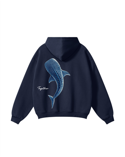 Better Together Whale Shark Couple Hoodie Set