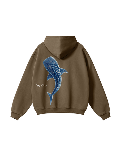 Better Together Whale Shark Couple Hoodie Set