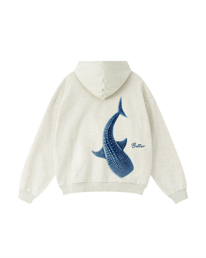 Better Together Whale Shark Couple Hoodie Set