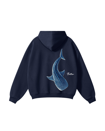 Better Together Whale Shark Couple Hoodie Set