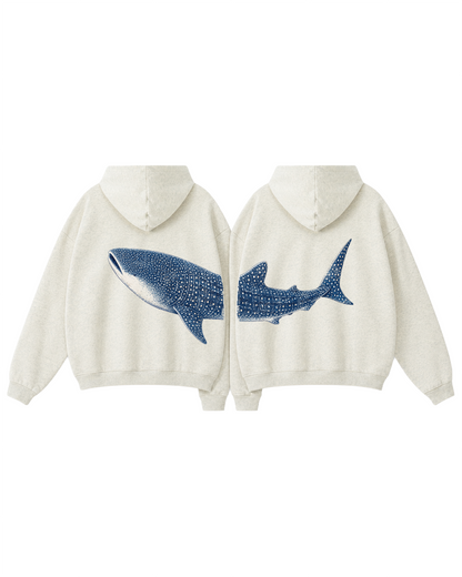 Better Together Whale Shark Couple Hoodie Set