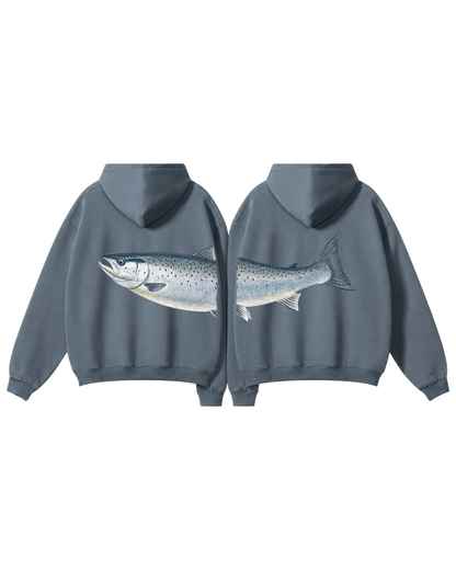 Better Together Atlantic Salmon Couple Hoodie Set
