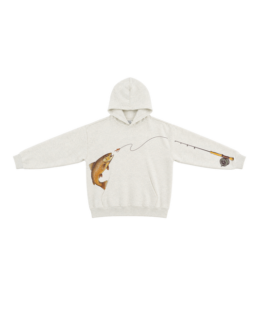 River Days Brown Trout Fly Fishing Hoodie