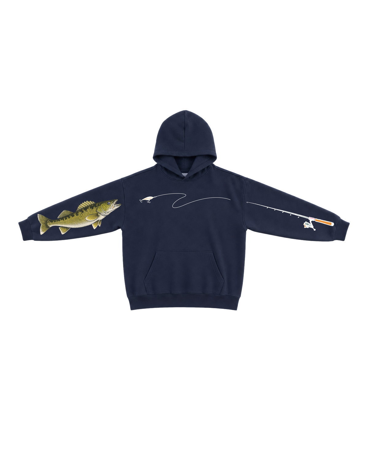 Lake Days Walleye Fishing Hoodie
