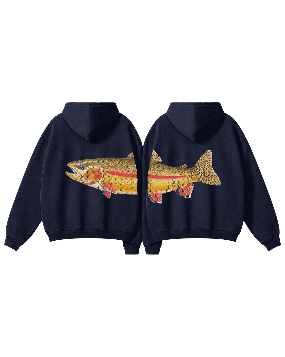 Better Together Golden Trout Couple Hoodie Set