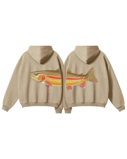 Better Together Golden Trout Couple Hoodie Set