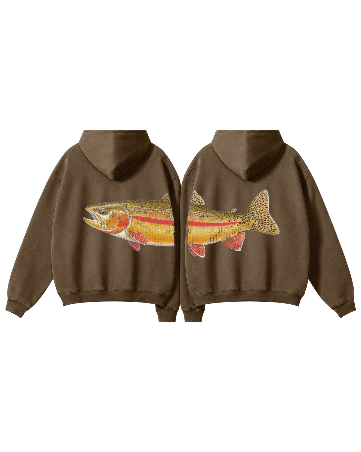 Better Together Golden Trout Couple Hoodie Set