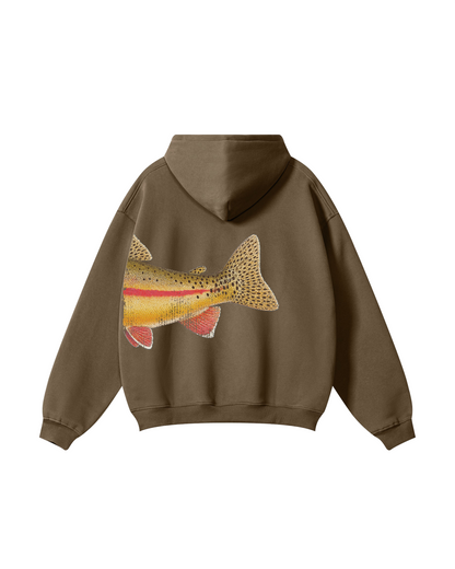 Better Together Golden Trout Couple Hoodie Set