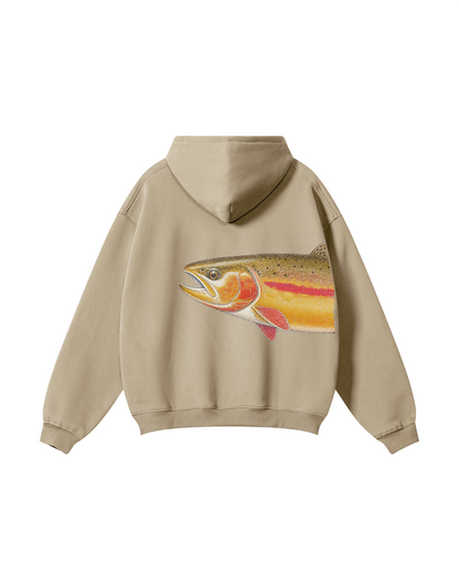 Better Together Golden Trout Couple Hoodie Set