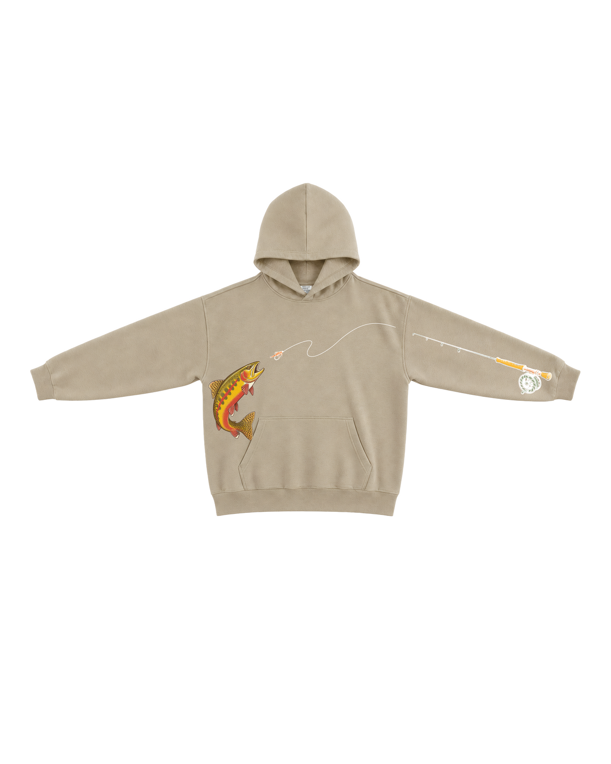 River Days Golden Trout Fly Fishing Hoodie