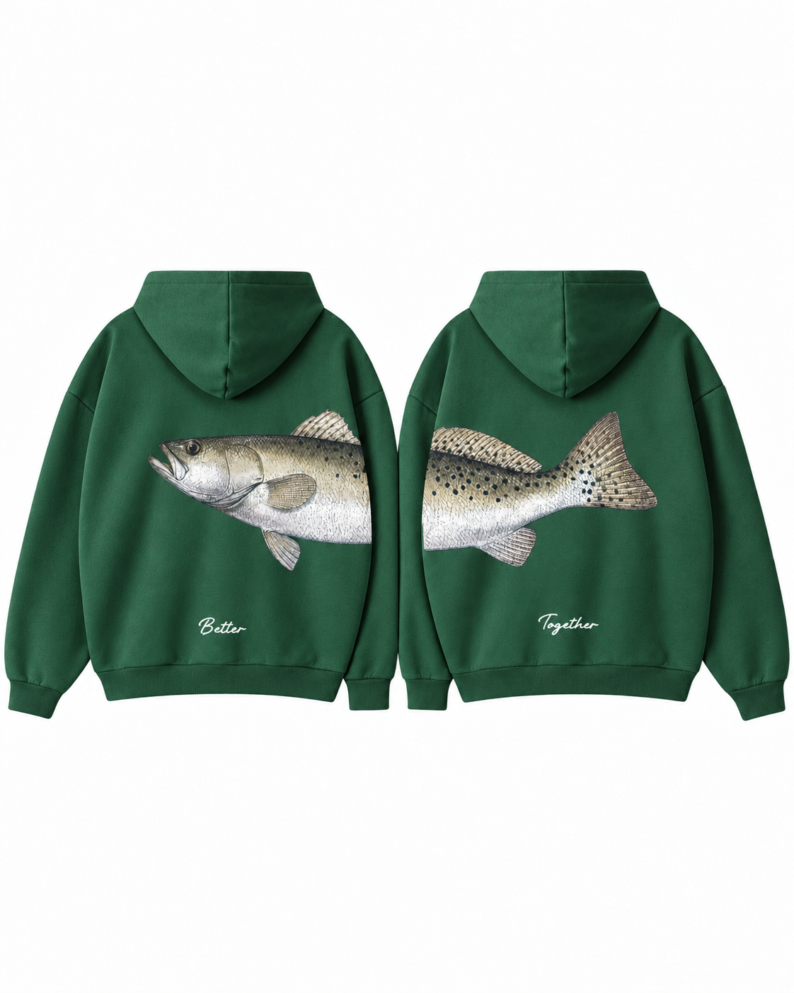 Better Together Speckled Trout Couple Hoodie Set