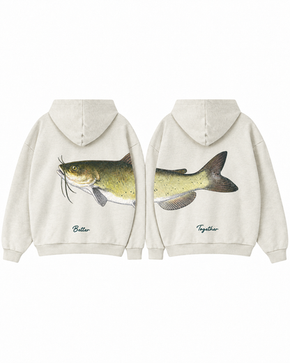 Better Together Channel Catfish Couple Hoodie Set