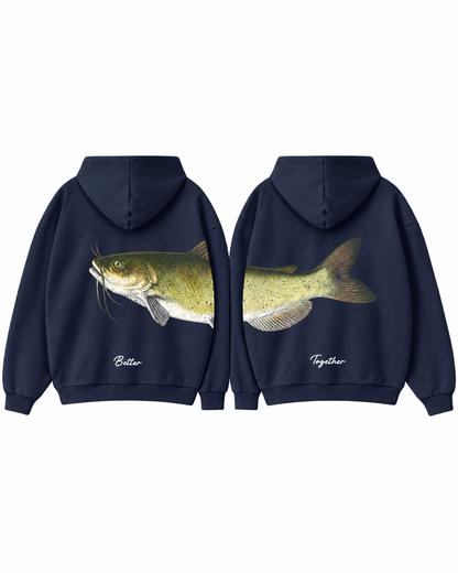 Better Together Channel Catfish Couple Hoodie Set