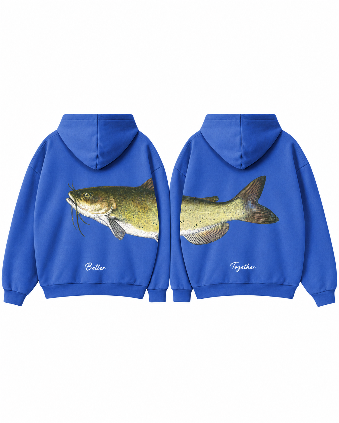 Better Together Channel Catfish Couple Hoodie Set