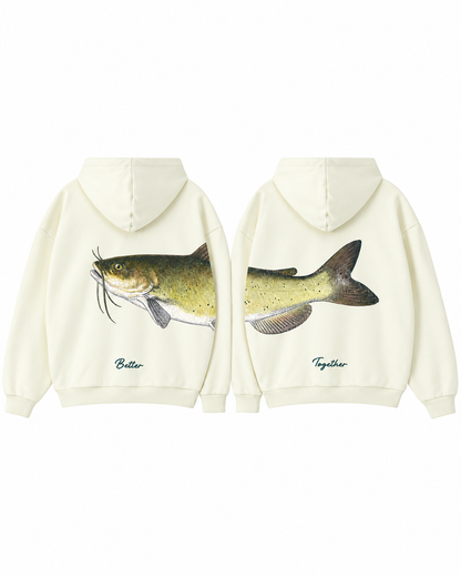 Better Together Channel Catfish Couple Hoodie Set