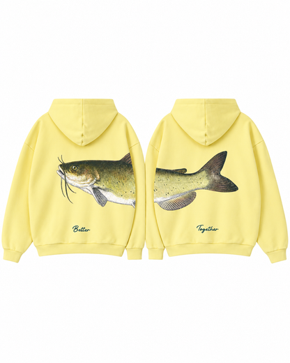 Better Together Channel Catfish Couple Hoodie Set