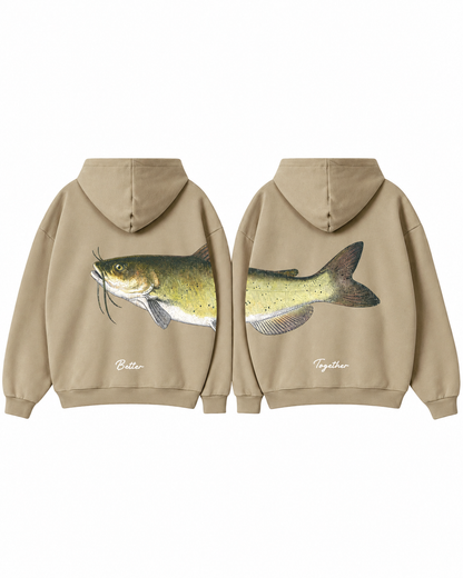 Better Together Channel Catfish Couple Hoodie Set