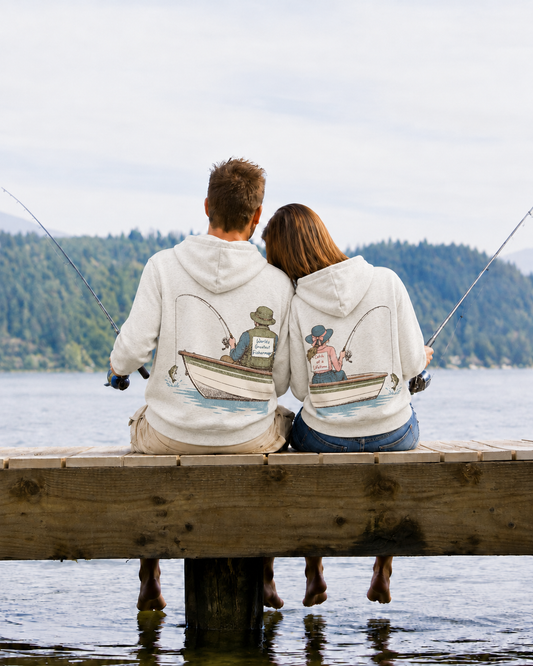 Catch of a Lifetime Fishing Couple Hoodie Set